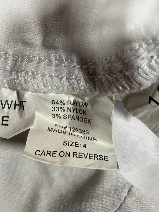 Ethyl Clothing White High-Rise Shorts - Picture 3 of 11